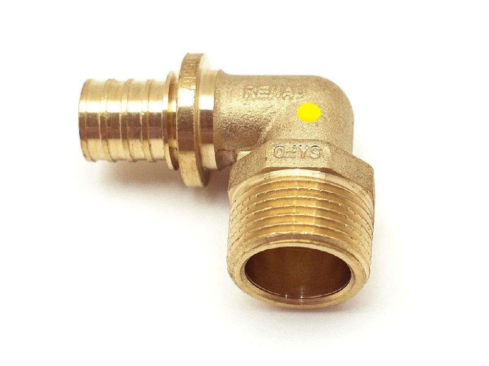reece Rehau Rautitan Brass No.13 Elbow 25mm x 3/4" Male
