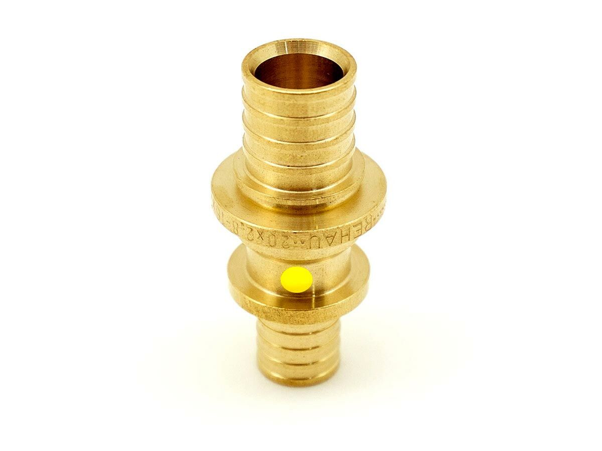 reece Rehau Rautitan Brass No.1R Reducing Coupling 32mm x 25mm