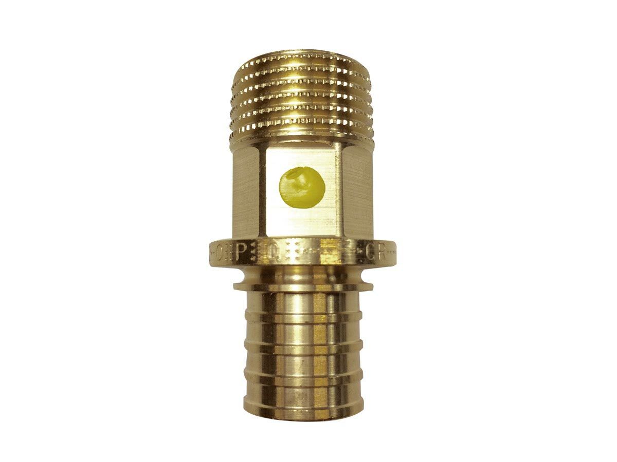 reece Rehau Rautitan Brass No.3 Straight Connector 16mm x 1/2" Male