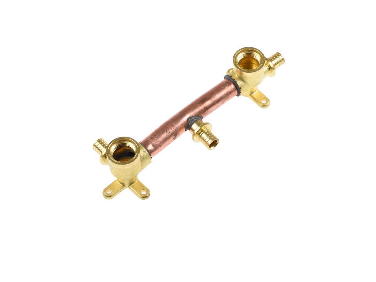 reece Rehau Rautitan Shower Breech Left Hand Straight - Right Hand Right Angle 6"