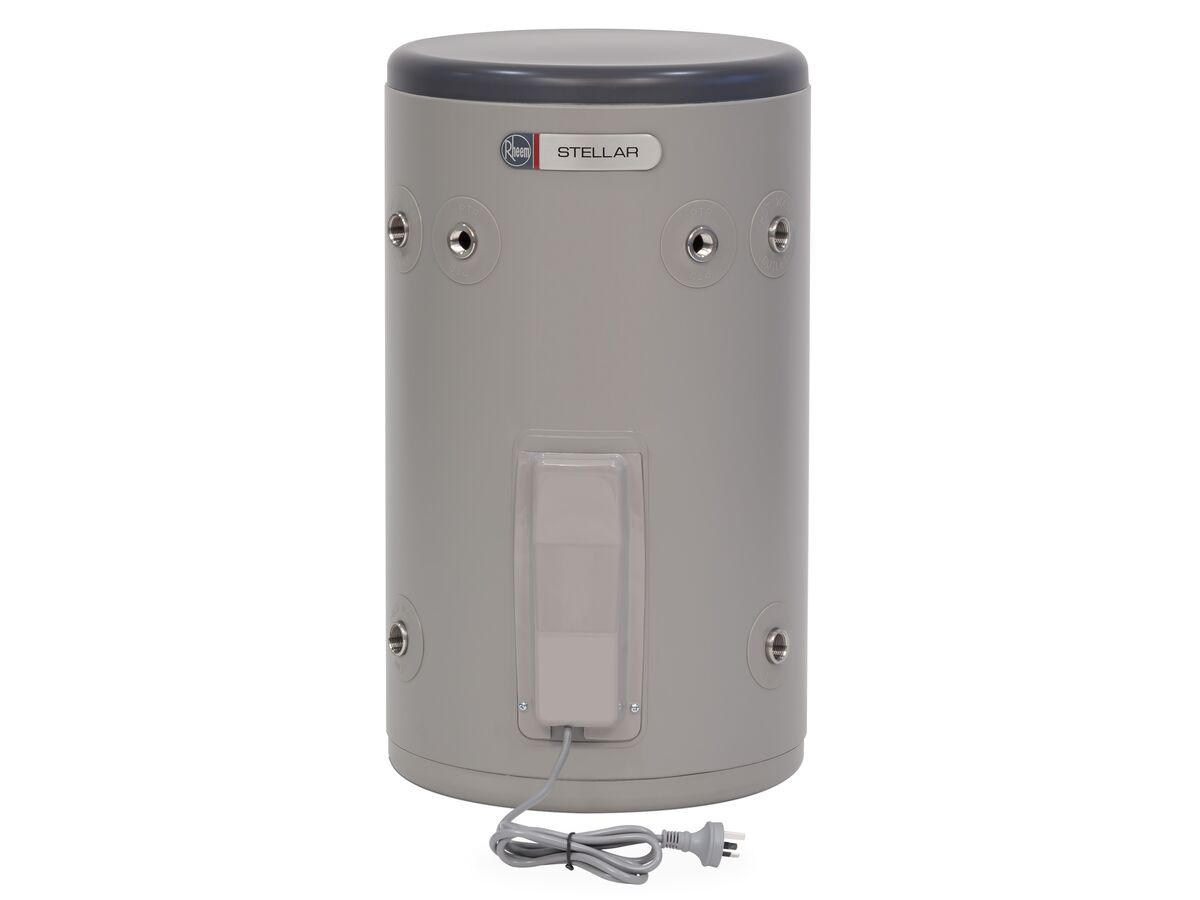 reece Rheem Stellar 50L 2.4kW Single Element Plug In Stainless Steel Electric Hot Water System