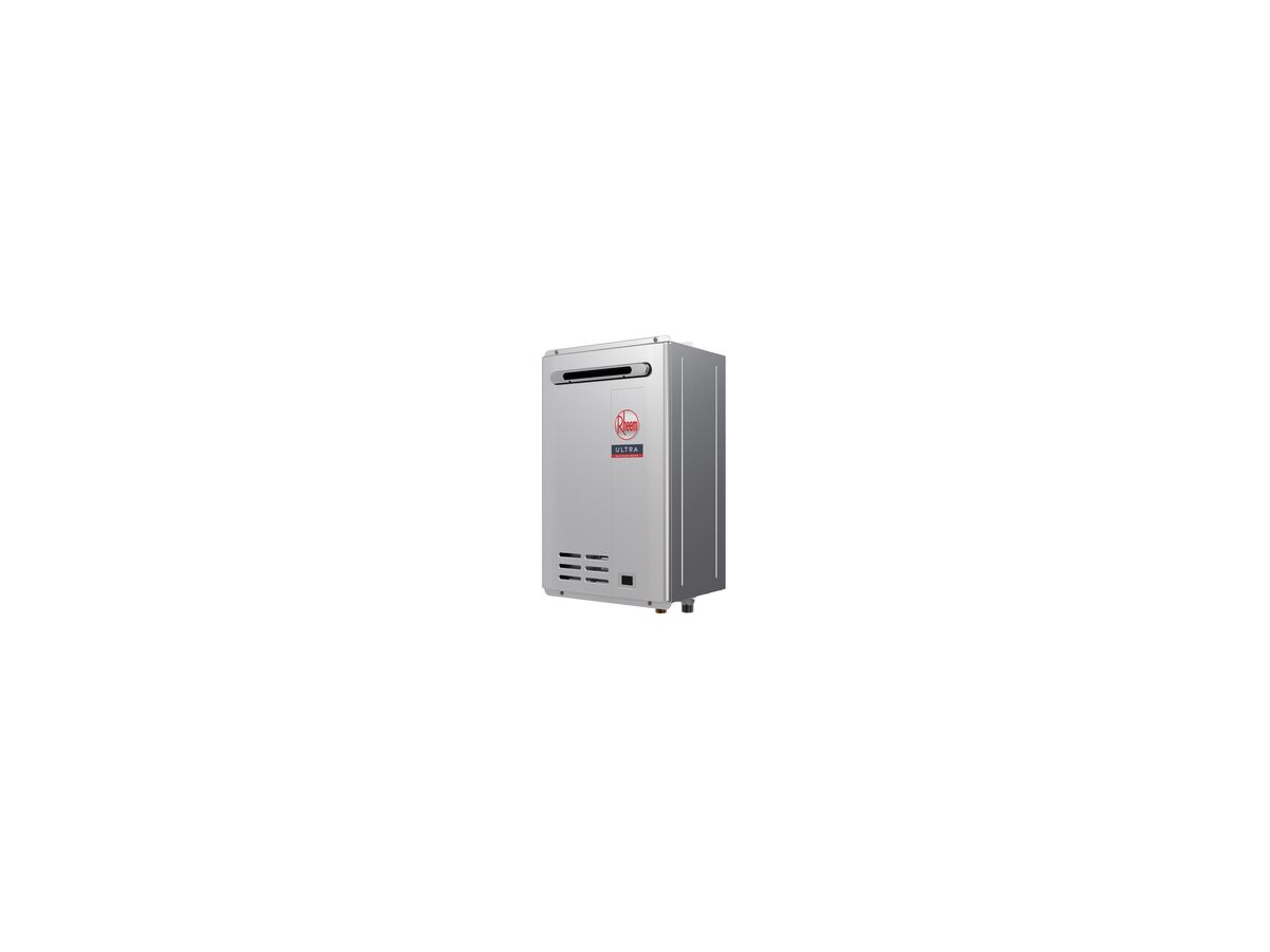reece Rheem Ultra 28L External Gas Continuous Flow 50 Degree C Preset Propane