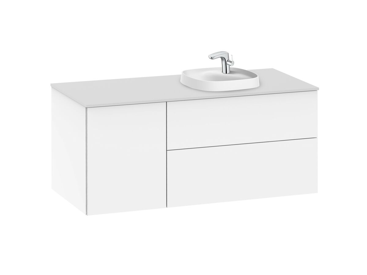 Reece Roca Beyond Semi Inset Basin 1 Taphole 450mm White