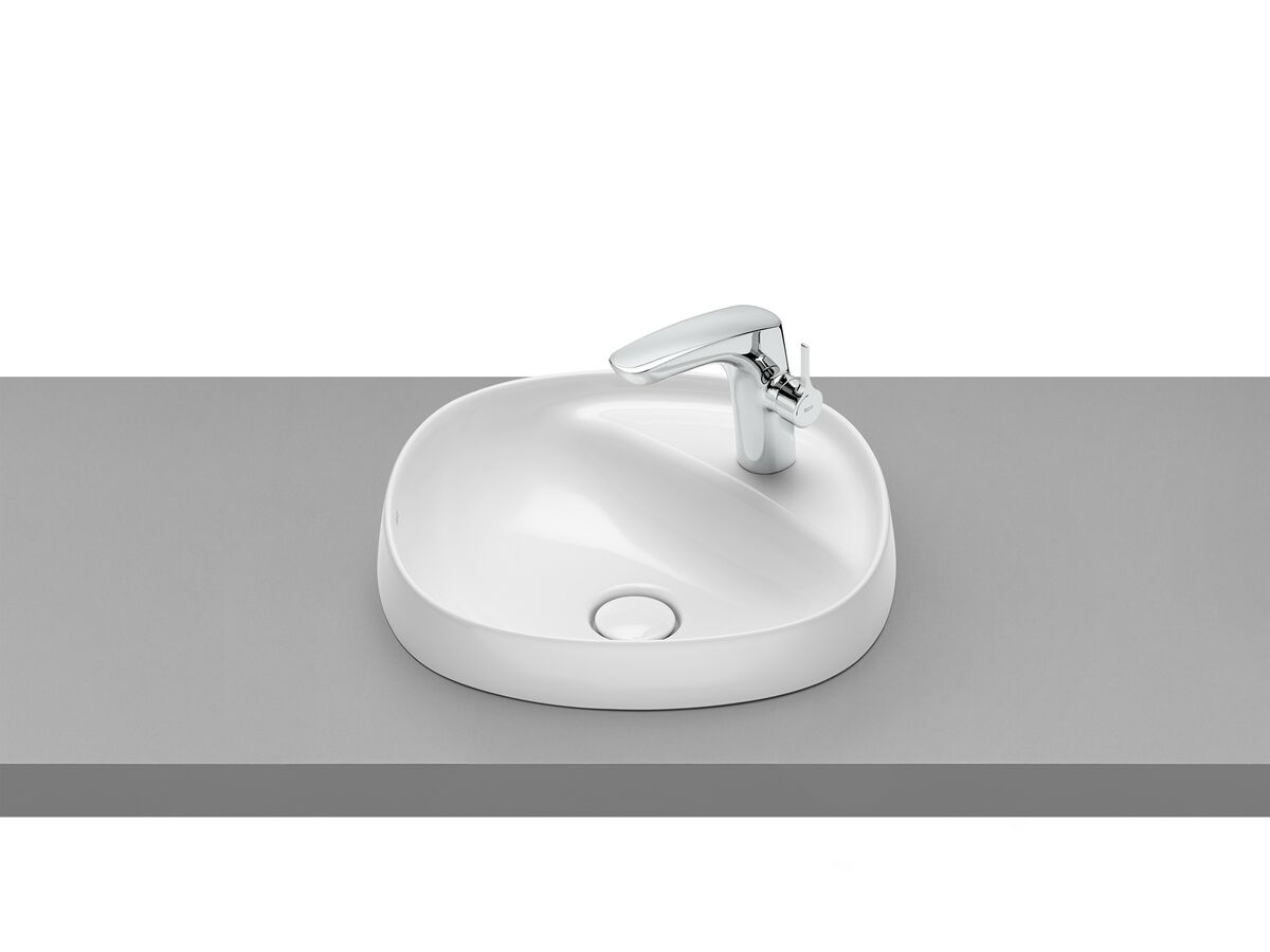 reece Roca Beyond Semi Inset Basin 1 Taphole 450mm White