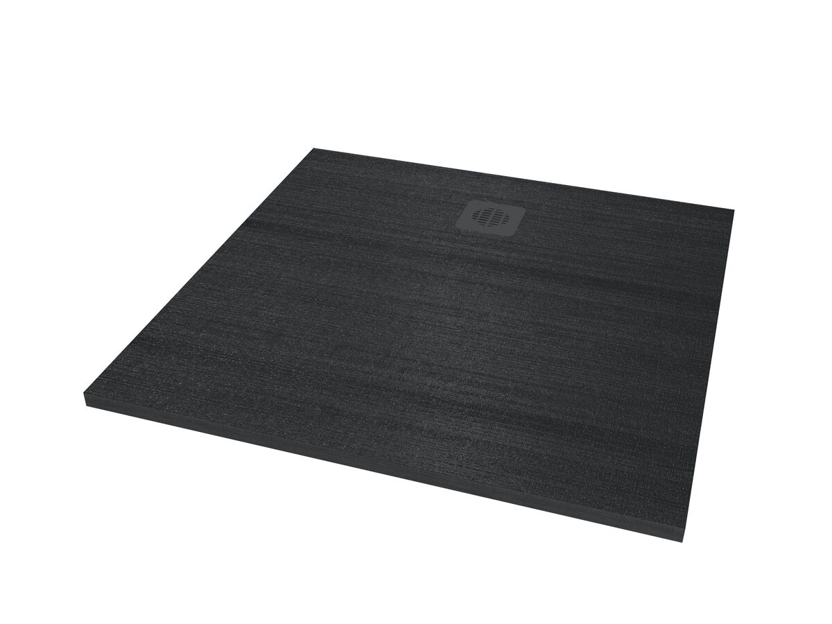reece Roca Cyprus Stonex Shower Floor 1000mm x 1000mm Pizarra with Matching Waste
