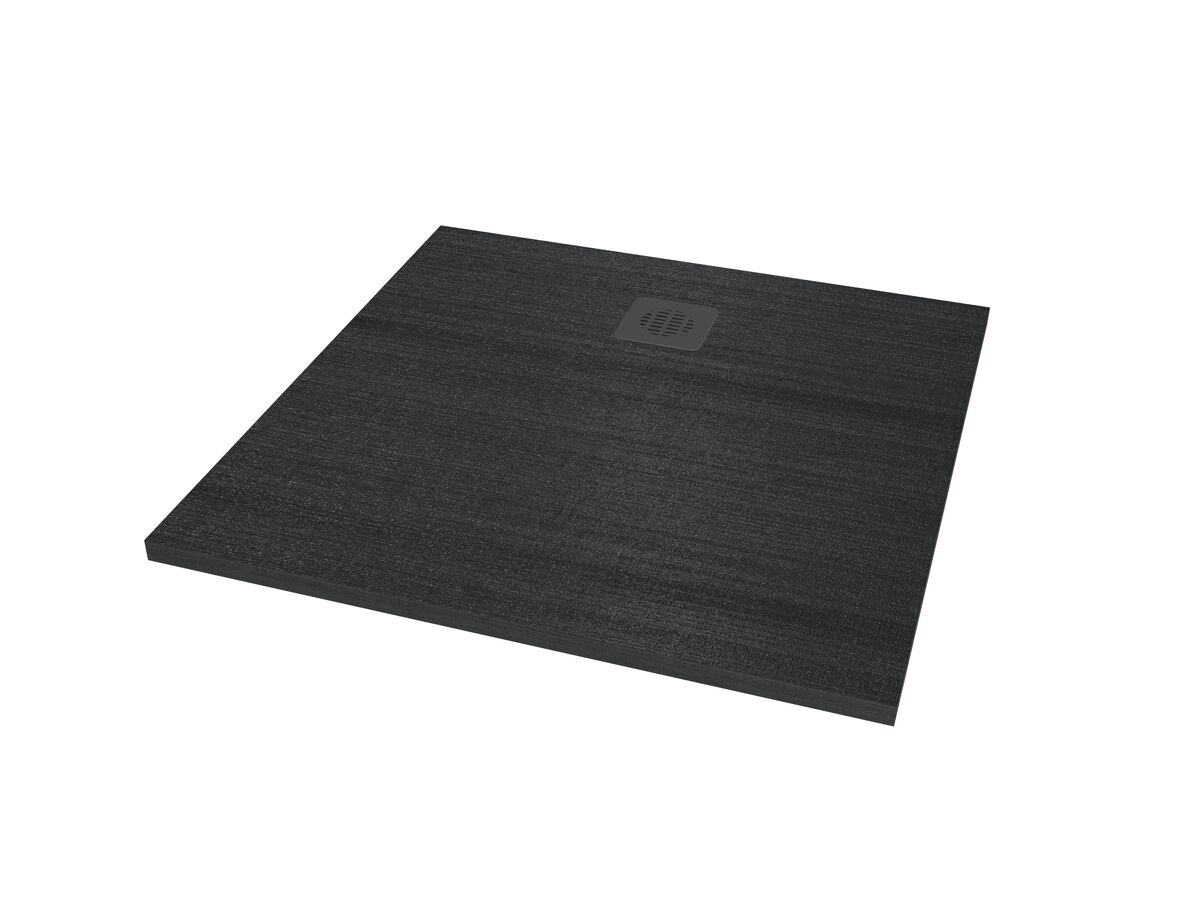 reece Roca Cyprus Stonex Shower Floor 900mm x 900mm Pizarra with Matching Waste