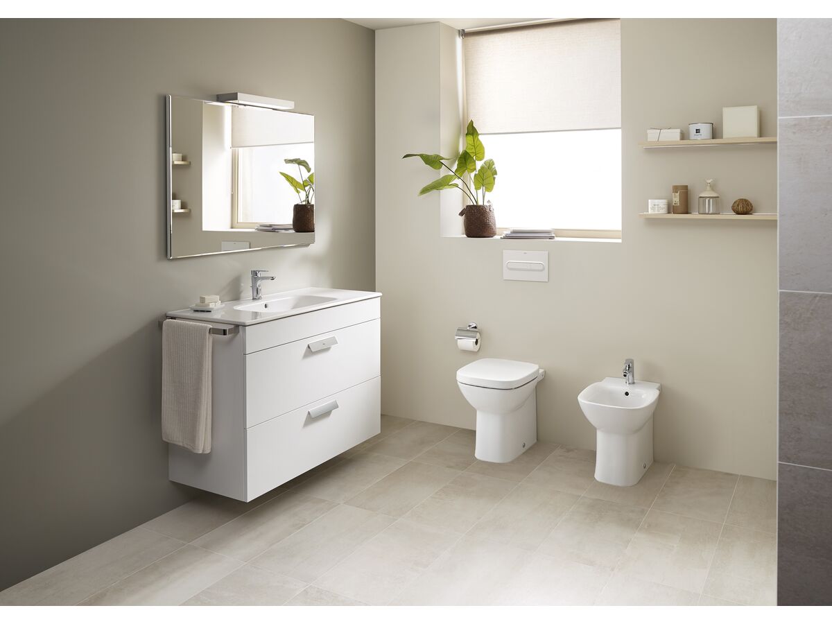 Reece Roca Debba Back To Wall Pan With Soft Close Quick Release MK2 Seat White Chrome (4 Star)