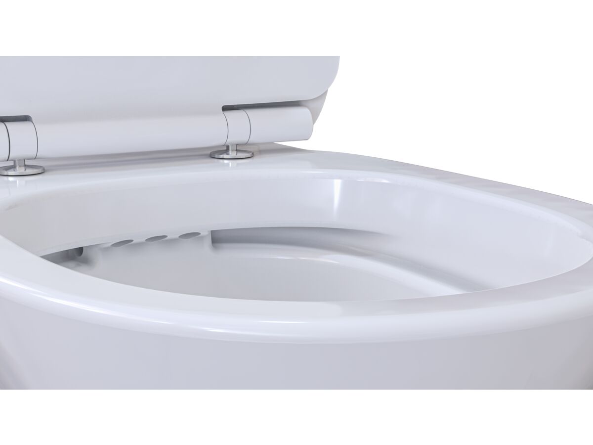 Reece Roca Debba Rimless Close Coupled Back To Wall Back Inlet Toilet Suite (4 Star)