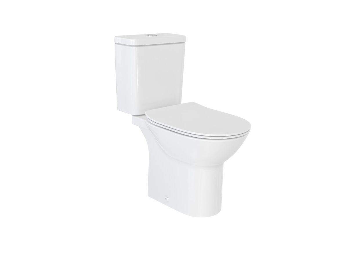 reece Roca Debba Rimless Close Coupled P Trap Back Inlet Toilet Suite (4 Star)