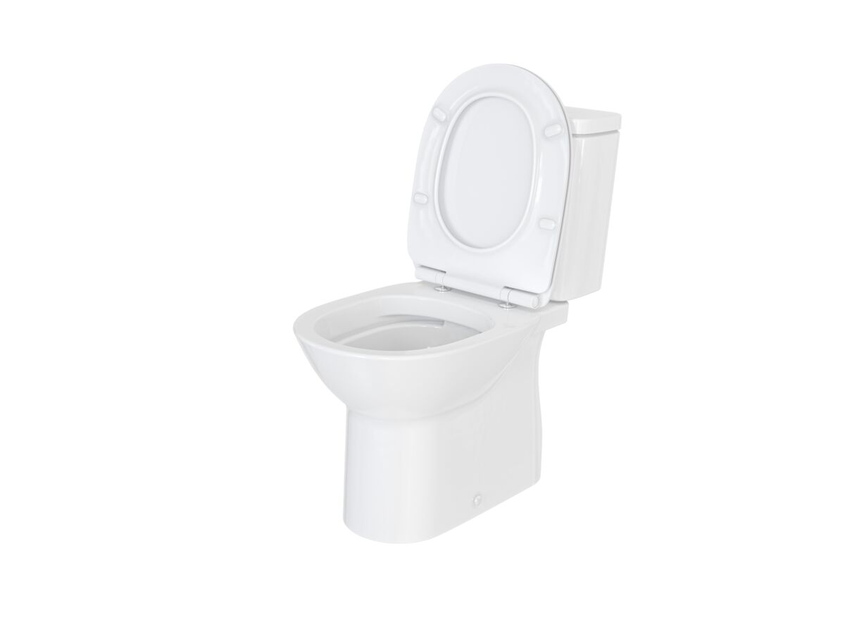 Reece Roca Debba Rimless Close Coupled S Trap Bottom Inlet Toilet Suite (4 Star)