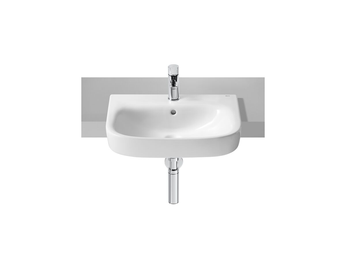reece Roca Debba Semi Recessed Basin 520mm x 400mm 1 Taphole White reece Roca Debba Semi Recessed Basin 520mm x 400mm 1 Taphole White