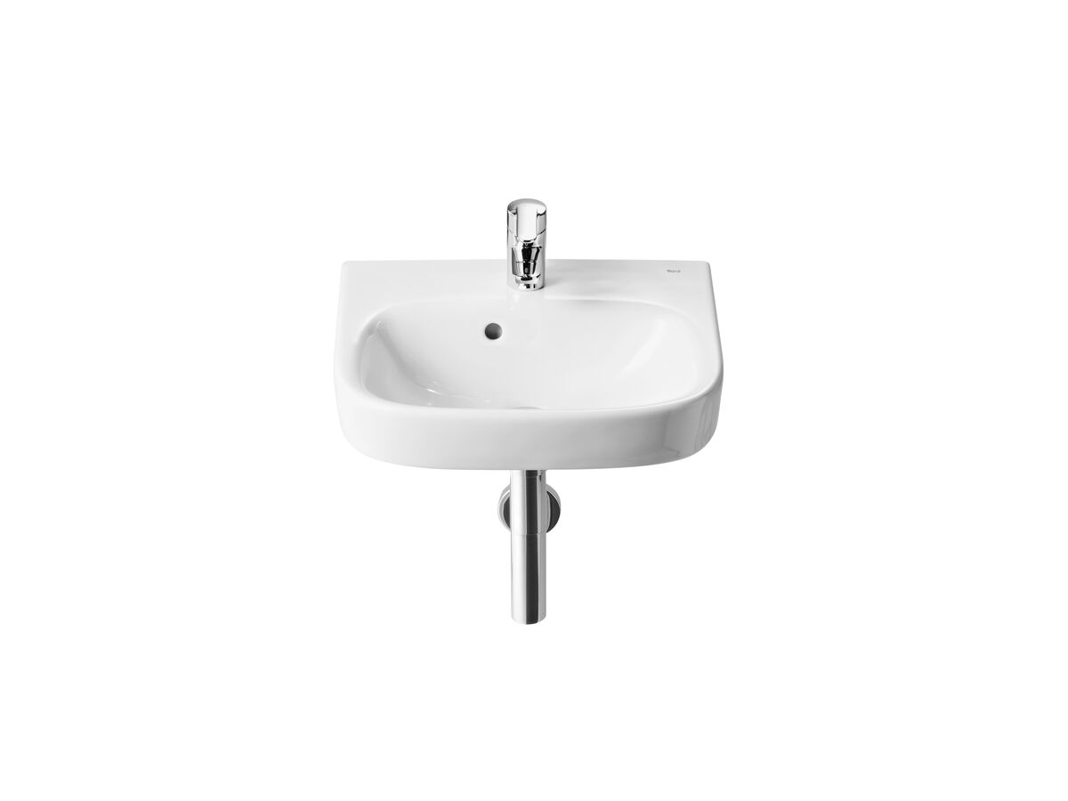 reece Roca Debba Wall Basin with Fixing Kit 400mm 1 Taphole White reece Roca Debba Wall Basin with Fixing Kit 400mm 1 Taphole White
