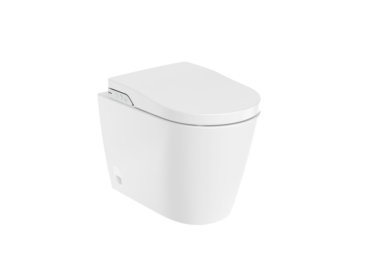 reece Roca In-Wash Inspira Rimless Back to Wall Pan with Heated Seat (4 Star)