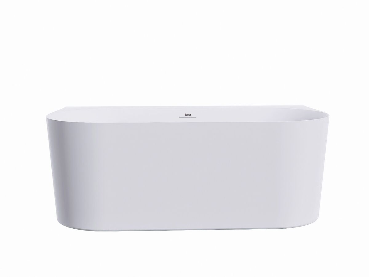 Reece Roca Inspira Back To Wall Bath 1650mm X 850mm Overflow White