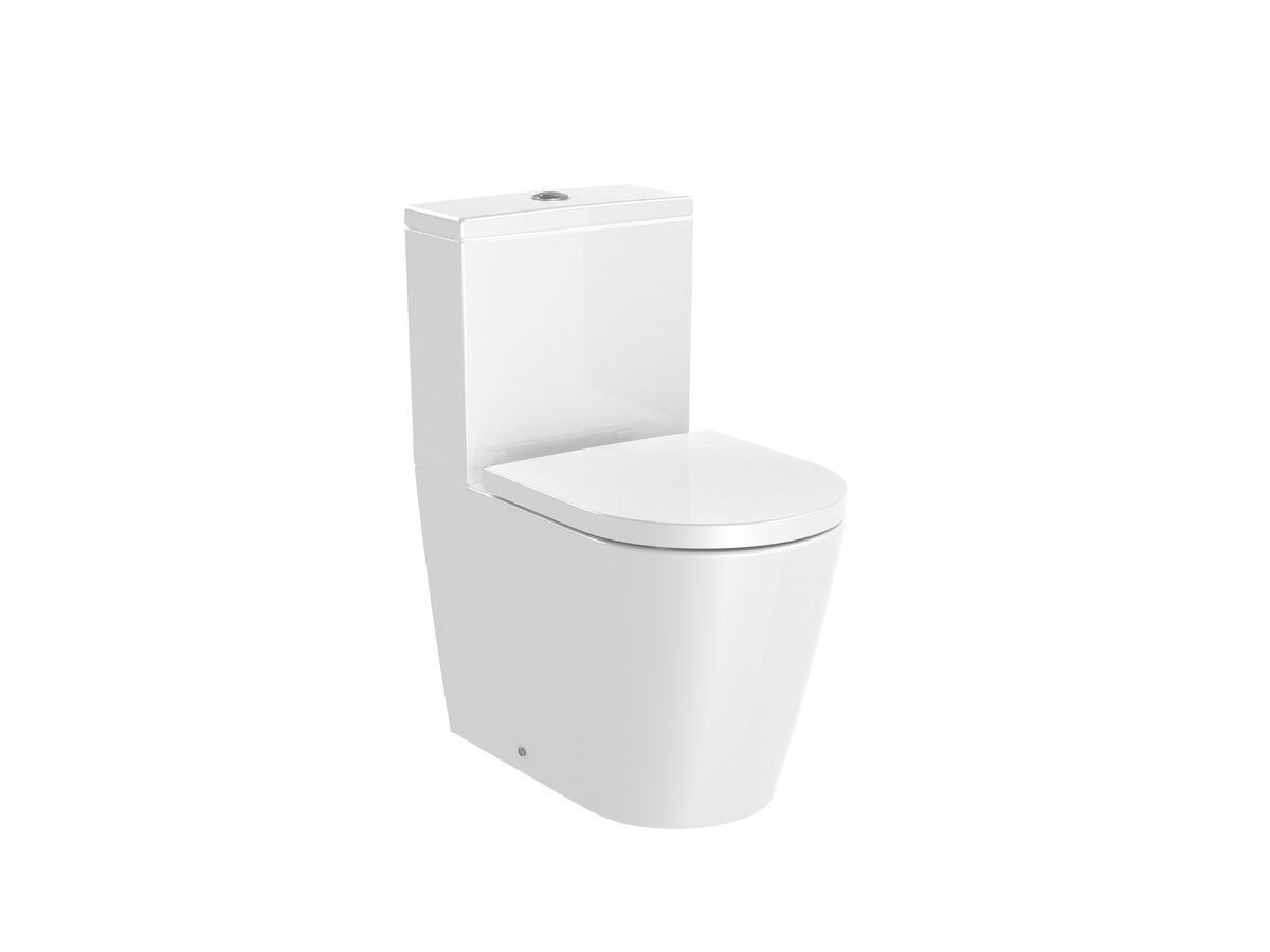 reece Roca Inspira D4 Rimless Close Coupled Back to Wall Toilet Suite Back Inlet Soft Close Quick Release Seat White (4 Star) reece Roca Inspira D4 Rimless Close Coupled Back to Wall Toilet Suite Back Inlet Soft Close Quick Release Seat White (4 Star)