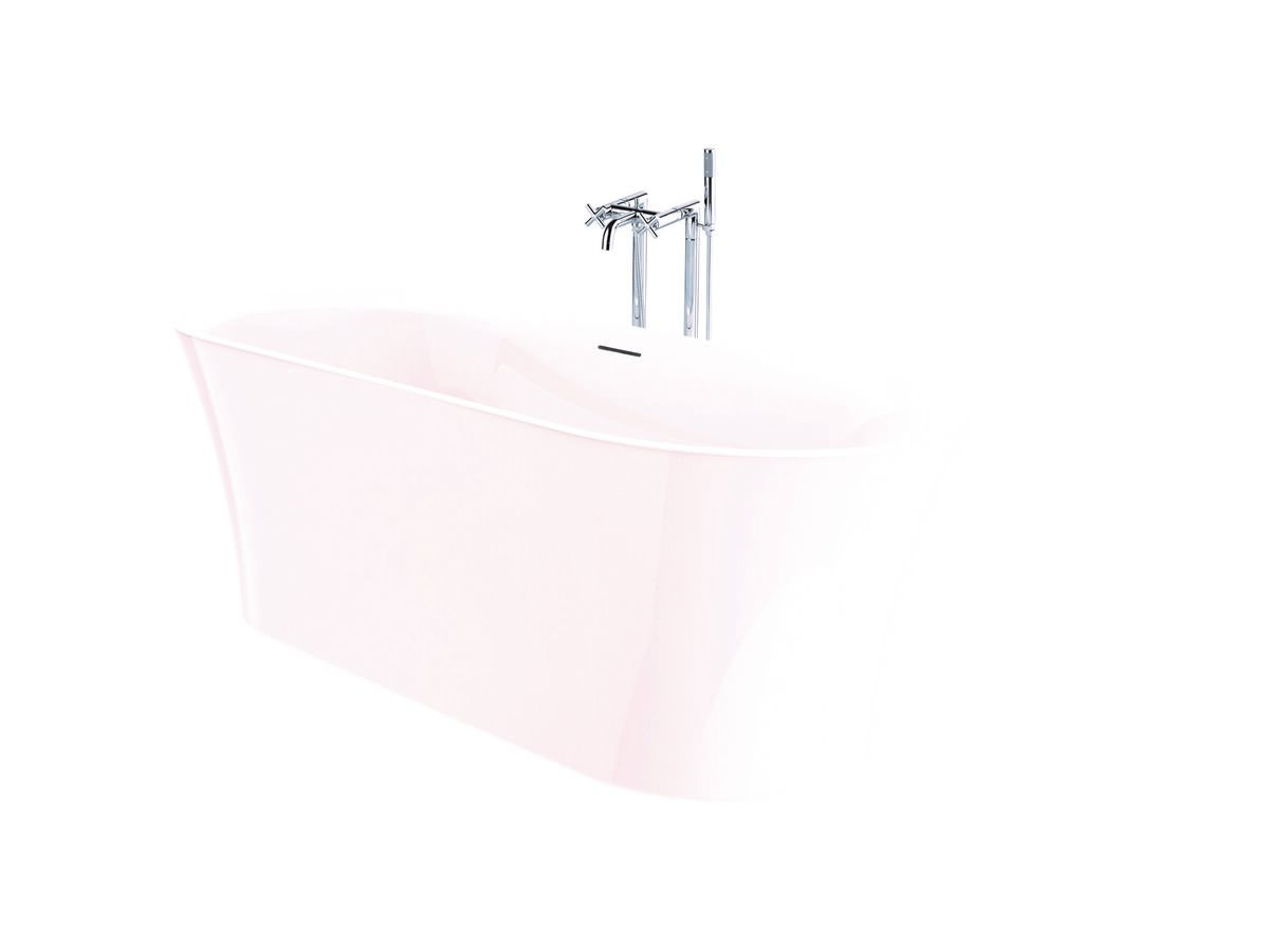 Reece Roca Inspira Freestanding Bath With Overflow 1800mm X 800mm White