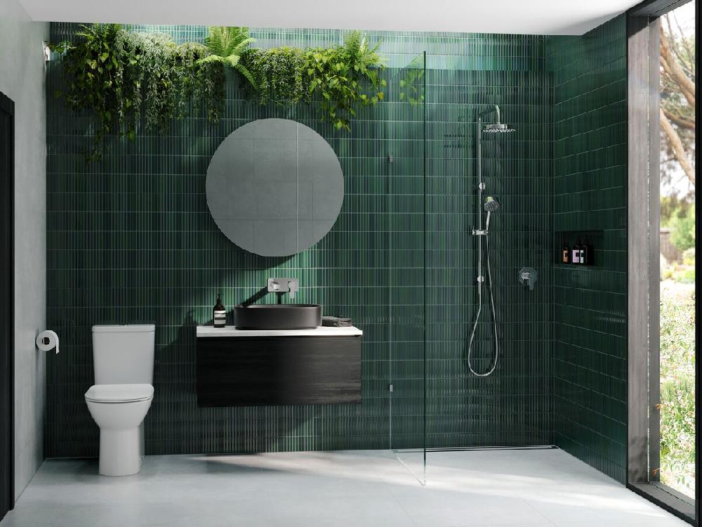 Reece Roca Inspira Light Soft Square Above Counter Basin 500mm X 370mm Matte Black