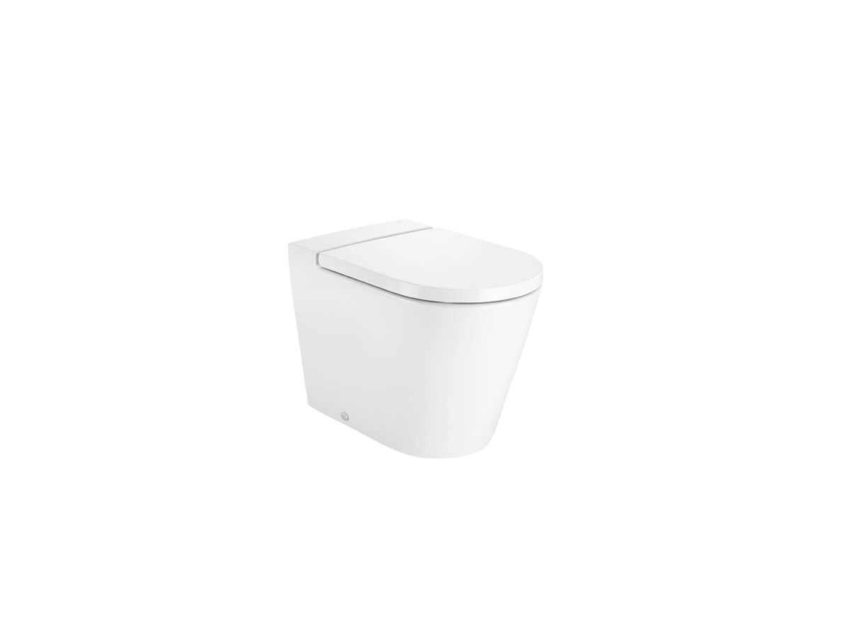 reece Roca Inspira Rimless Back to Wall Pan Soft Close Quick Release Seat White (4 Star)