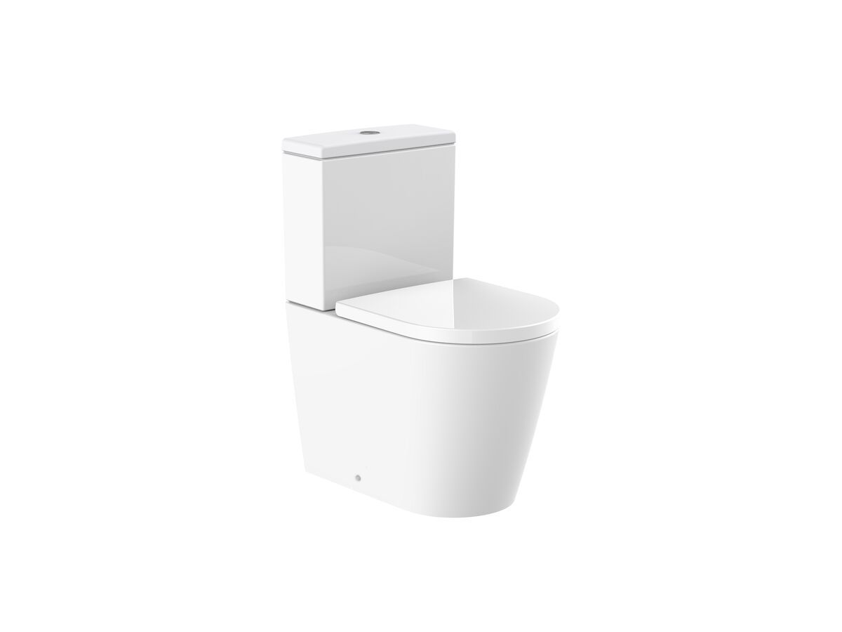 reece Roca Inspira Rimless Close Coupled Back to Wall Back Inlet Toilet Suite with Soft Close Quick Release Toilet Seat White (4 Star) reece Roca Inspira Rimless Close Coupled Back to Wall Back Inlet Toilet Suite with Soft Close Quick Release Toilet Seat White (4 Star)