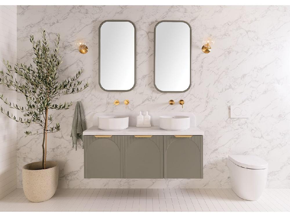 Reece Roca Inspira Round Above Counter Basin 370mm X 370mm Matte White