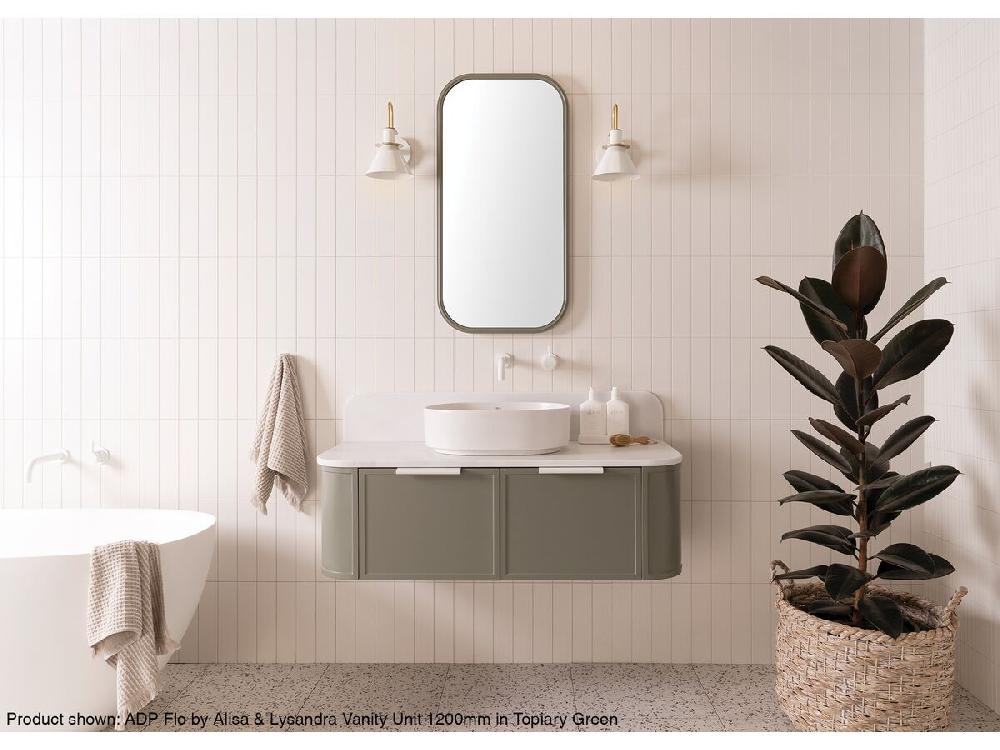 Reece Roca Inspira Round Oval Above Counter Basin 500mm X 370mm Matte White