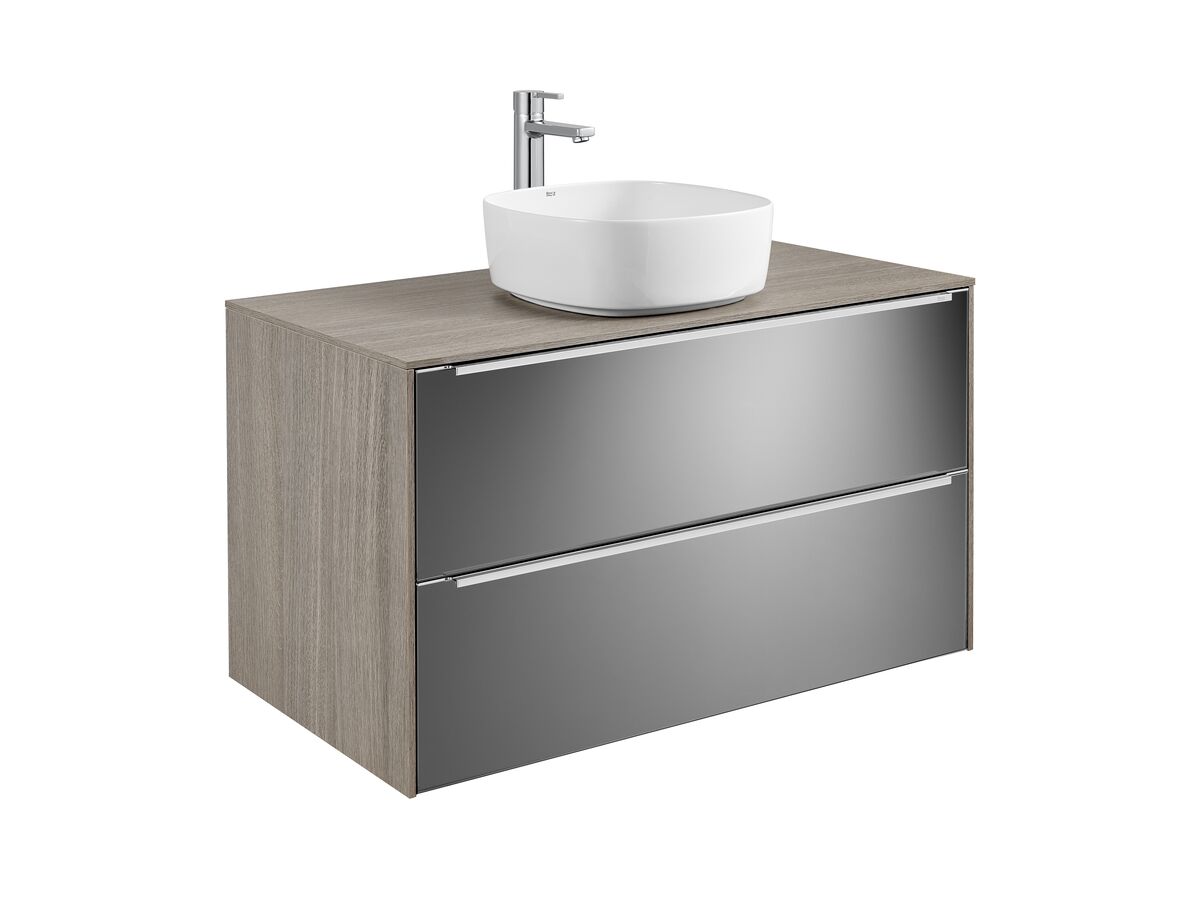 Reece Roca Inspira Soft Square Above Counter Basin 370mm X 370mm Gloss White