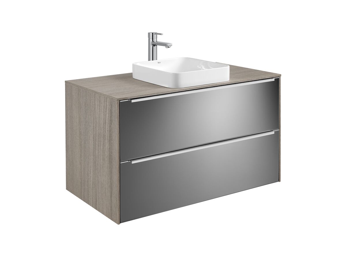 Reece Roca Inspira Square Semi Inset Basin 370mm X 370mm Gloss White