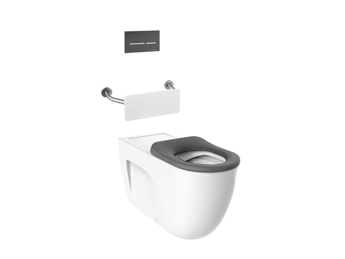 reece Roca Meridian 800 Back to Wall Rimless Inwall Suite Button/Plate Back Rest Single Flap Seat Grey (4 Star) reece Roca Meridian 800 Back to Wall Rimless Inwall Suite Button/Plate Back Rest Single Flap Seat Grey (4 Star)