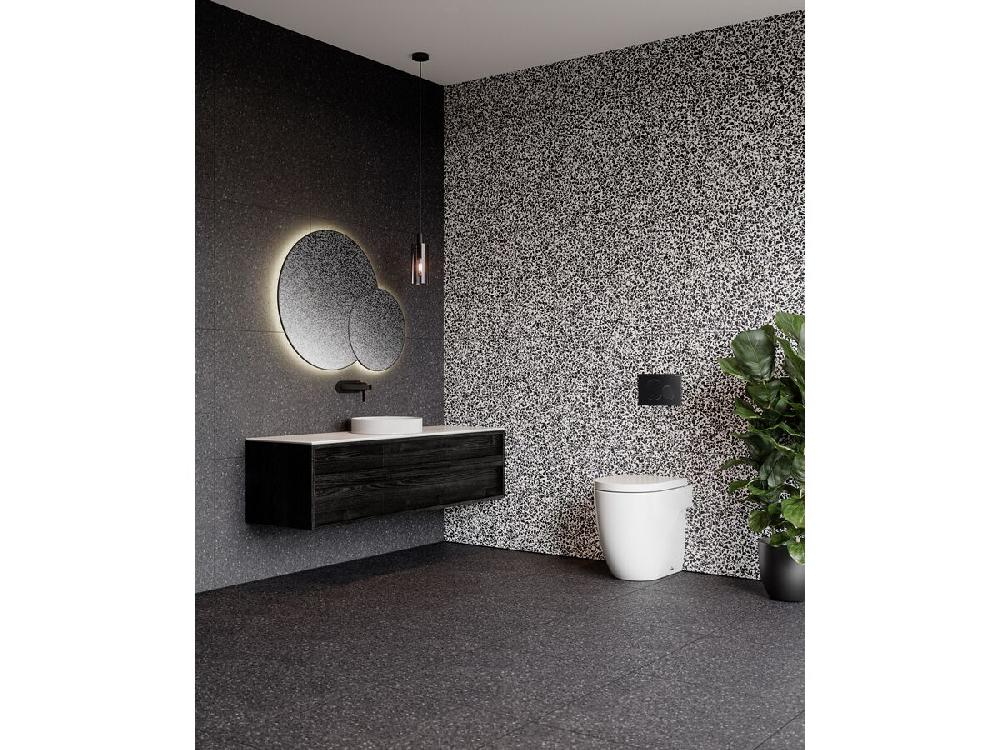 Reece Roca Meridian Back To Wall Pan Comfort Height With Seat White (4 Star)