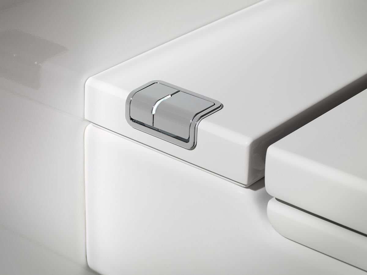 Reece Roca Meridian In Tank Wall Hung Pan With Soft Close Seat & I Support White (4 Star)