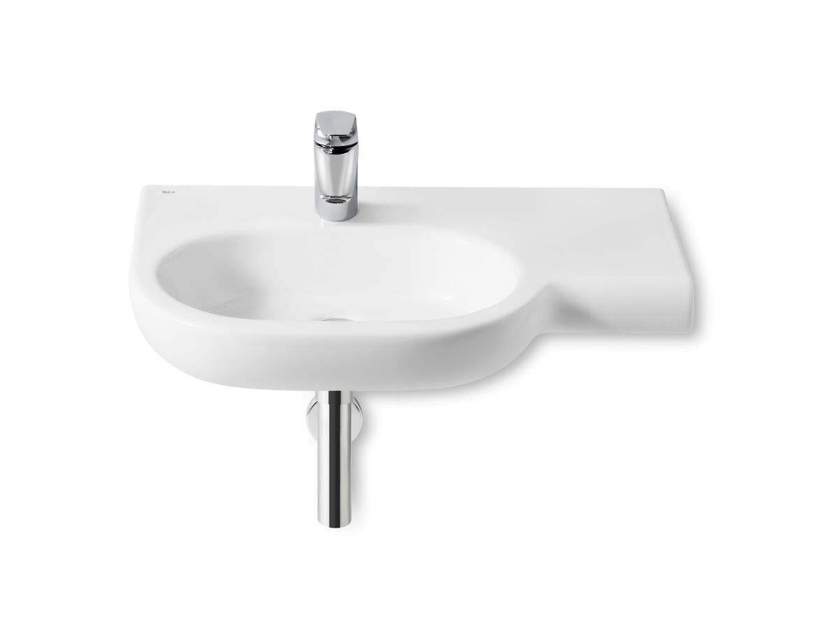 reece Roca Meridian Wall Basin & Fixing Kit Left Hand Bowl with No Overflow 750mm 1 Taphole White reece Roca Meridian Wall Basin & Fixing Kit Left Hand Bowl with No Overflow 750mm 1 Taphole White