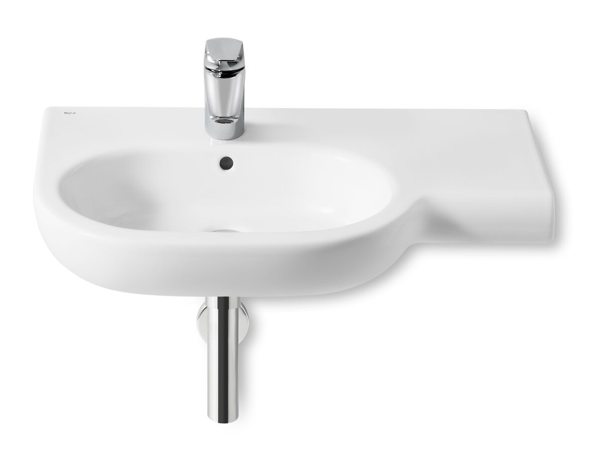 reece Roca Meridian Wall Basin & Fixing Kit Left Hand Bowl with Overflow 750mm 1 Taphole White reece Roca Meridian Wall Basin & Fixing Kit Left Hand Bowl with Overflow 750mm 1 Taphole White