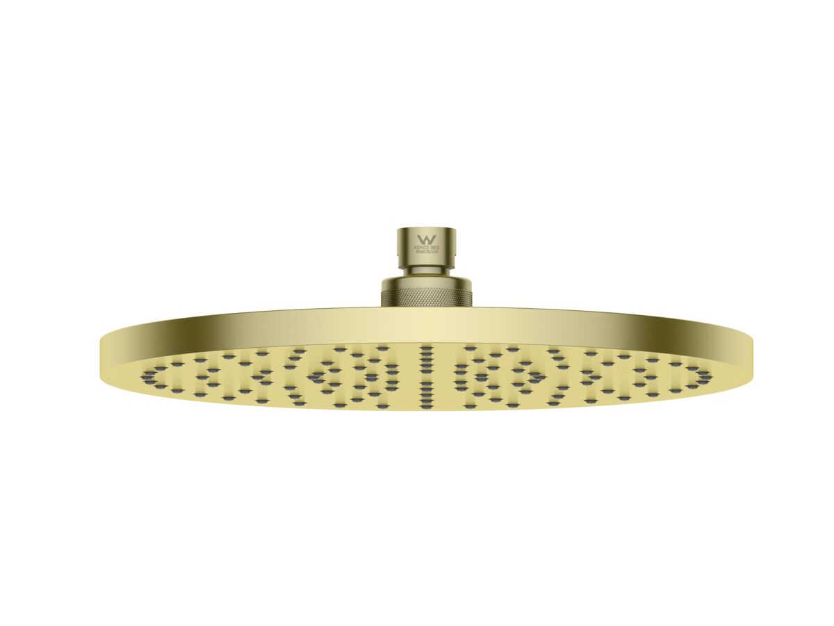 reece Roca Ona ABS Overhead Shower 250mm Brushed Brass (3 Star)