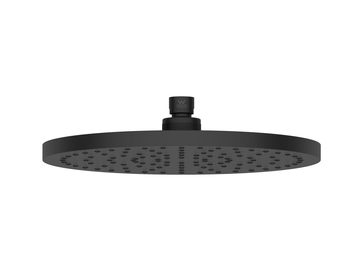 reece Roca Ona ABS Overhead Shower 250mm Matte Black (3 Star)