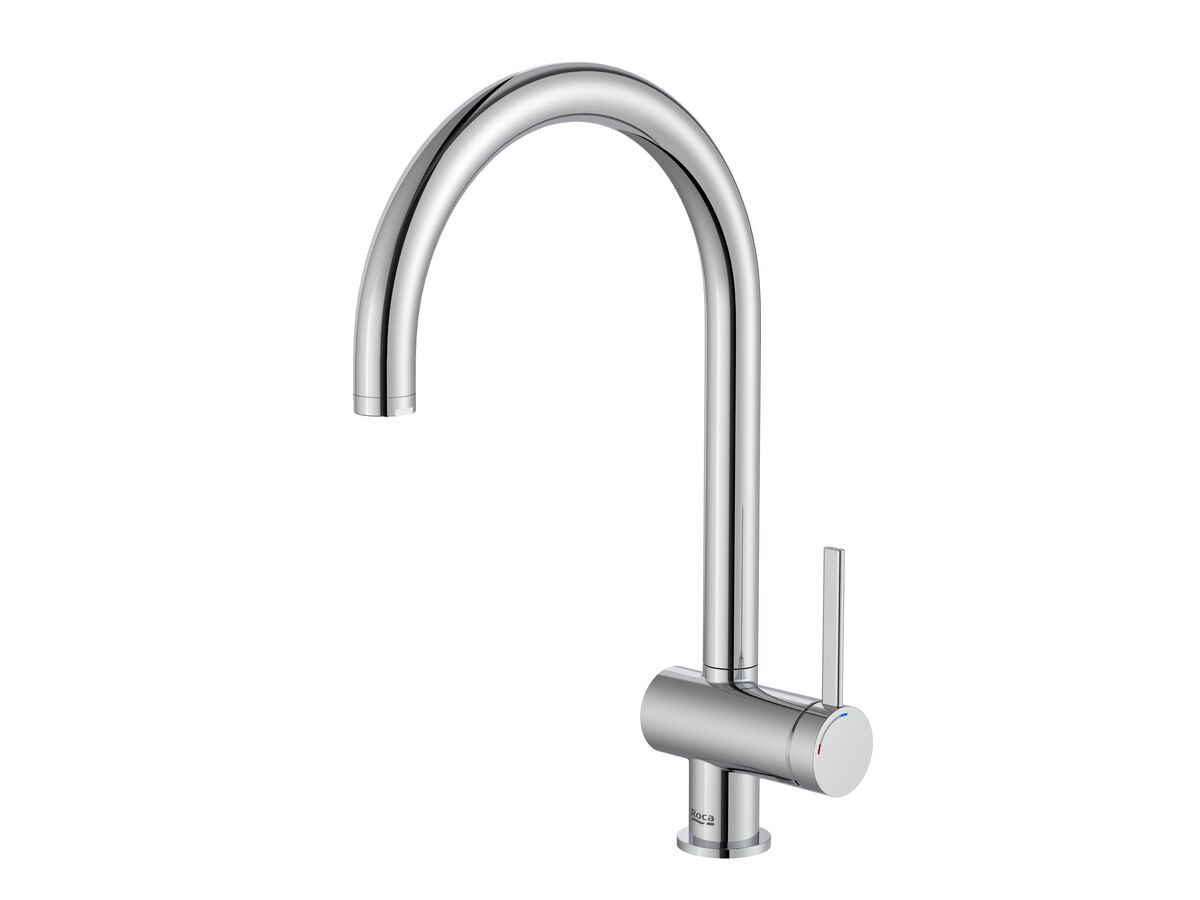 reece Roca Ona Gooseneck Sink Mixer Tap Chrome (5 Star) Lead Free