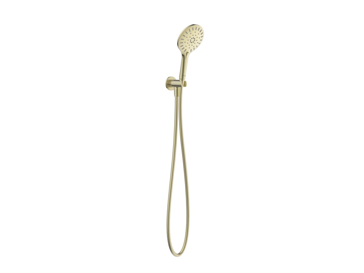 reece Roca Ona Handshower with Wall Bracket Brushed Brass (5 Star)