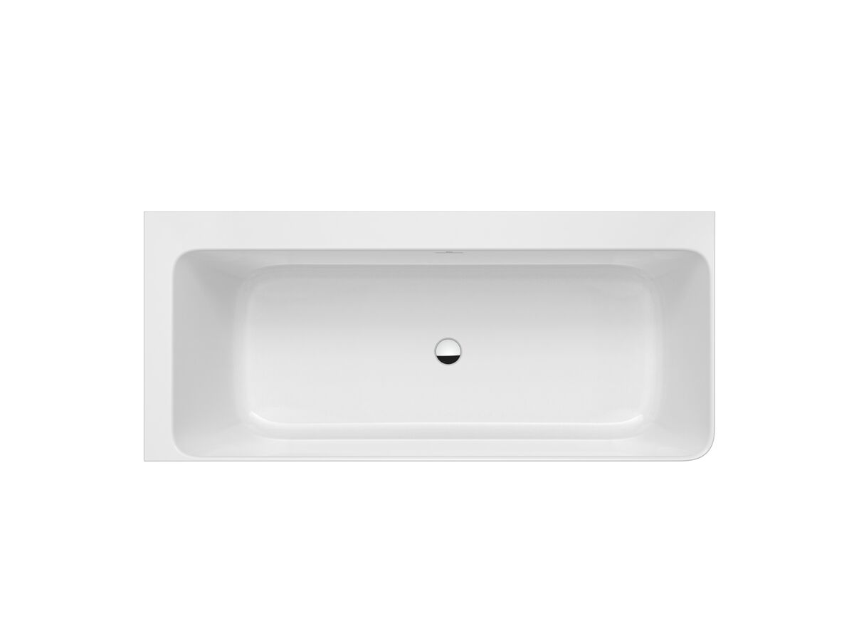 Reece Roca Ona Stonex 1600mm X 700mm Left Hand Back To Corner Bath White