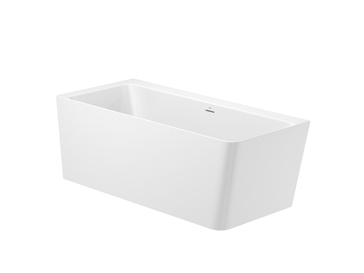 reece Roca Ona Stonex 1600mm x 700mm Left Hand Back to Corner Bath White