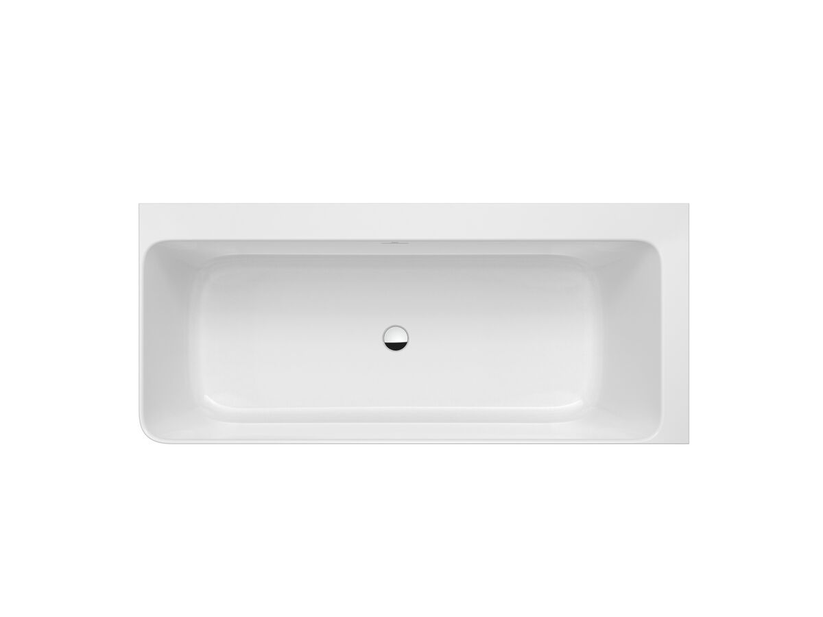 Reece Roca Ona Stonex 1600mm X 700mm Right Hand Back To Corner Bath White