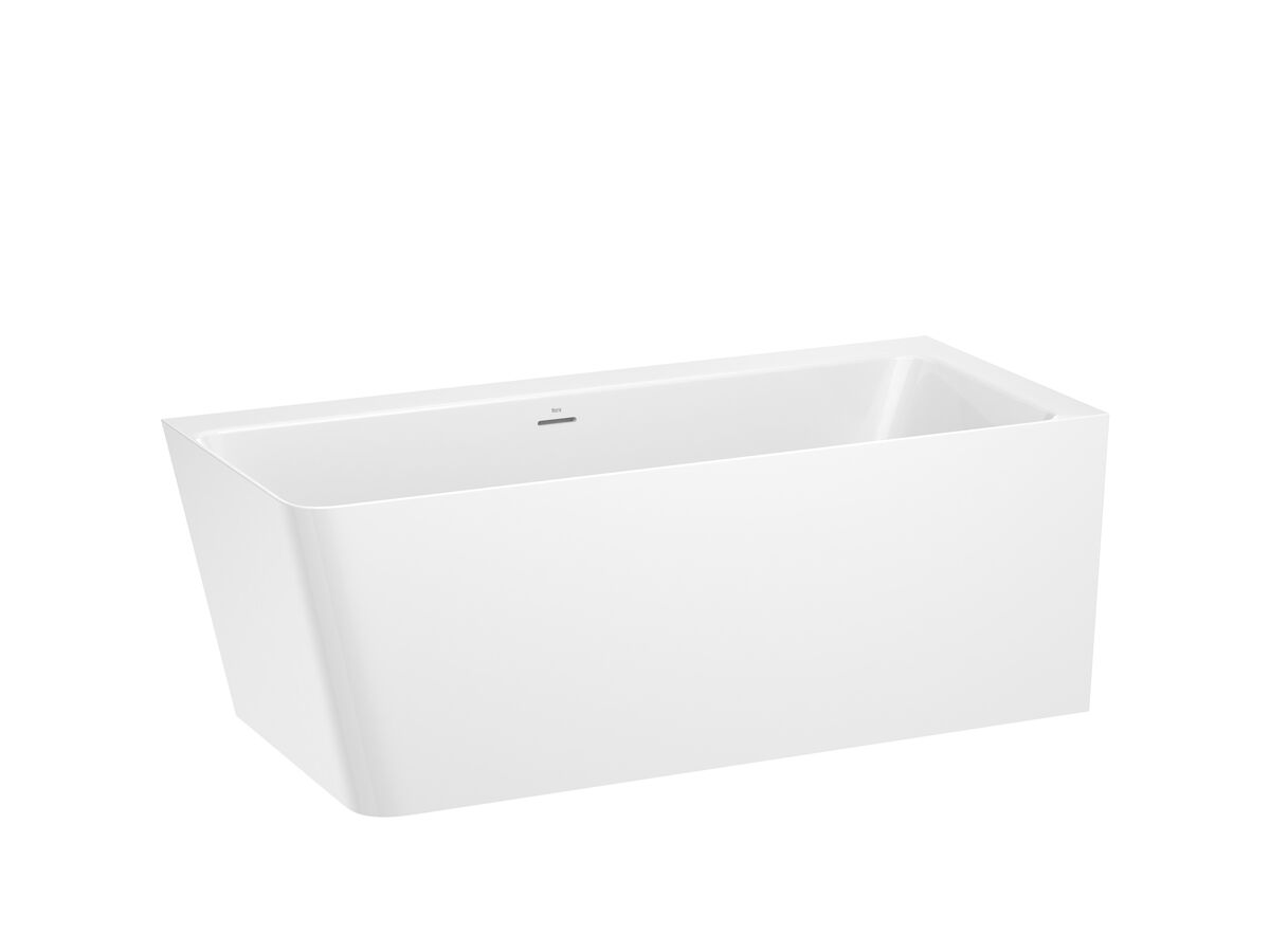 Reece Roca Ona Stonex 1600mm X 700mm Right Hand Back To Corner Bath White