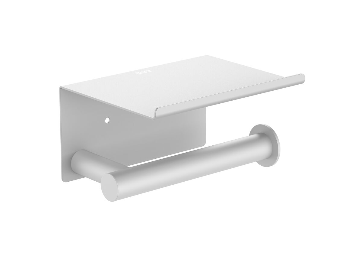 reece Roca Ona Toilet Roll Holder with Cover Matte White