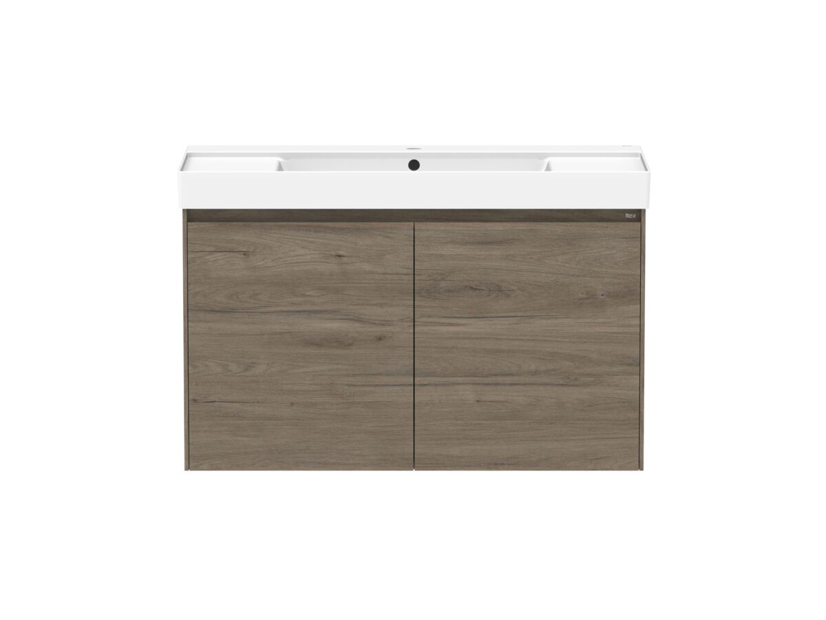 reece Roca Ona Vanity All Door Centre Bowl 1000mm Dark Elm