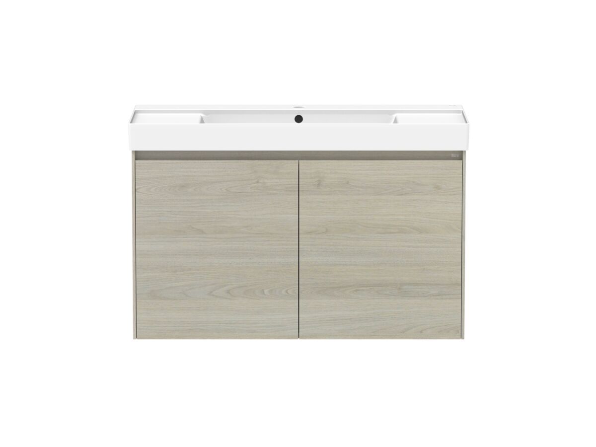 reece Roca Ona Vanity All Door Centre Bowl 1000mm Light Oak