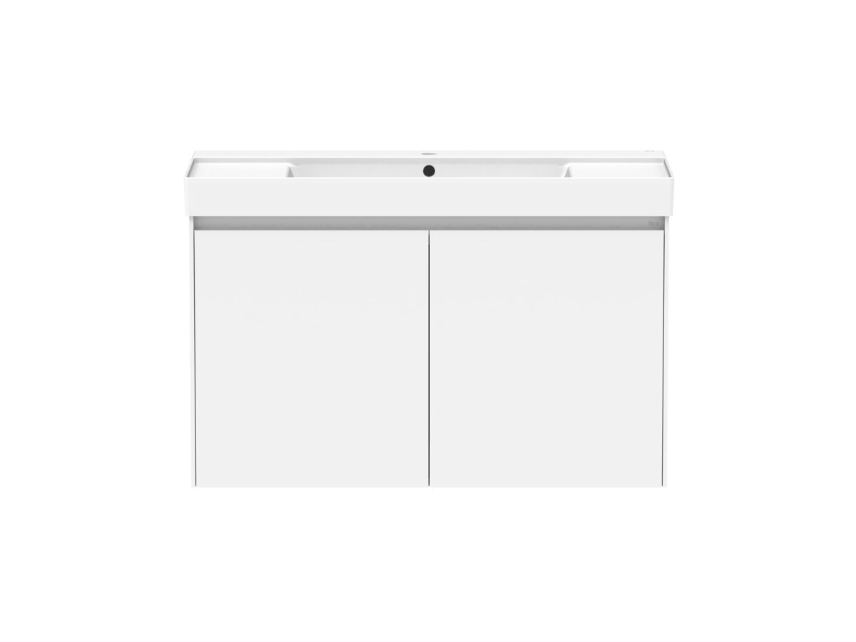 reece Roca Ona Vanity All Door Centre Bowl 1000mm Matte White