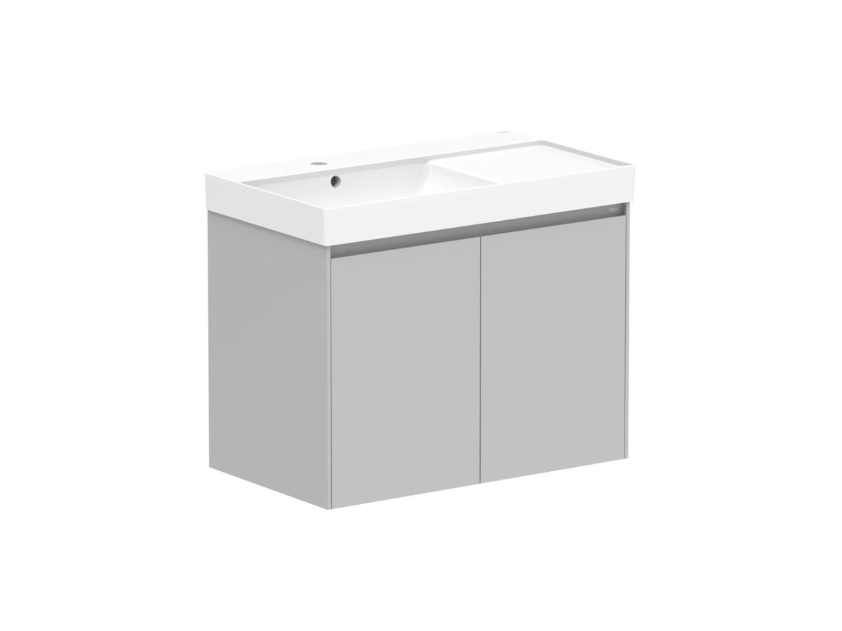 Reece Roca Ona Vanity All Door Left Hand Bowl 800mm Matte Grey