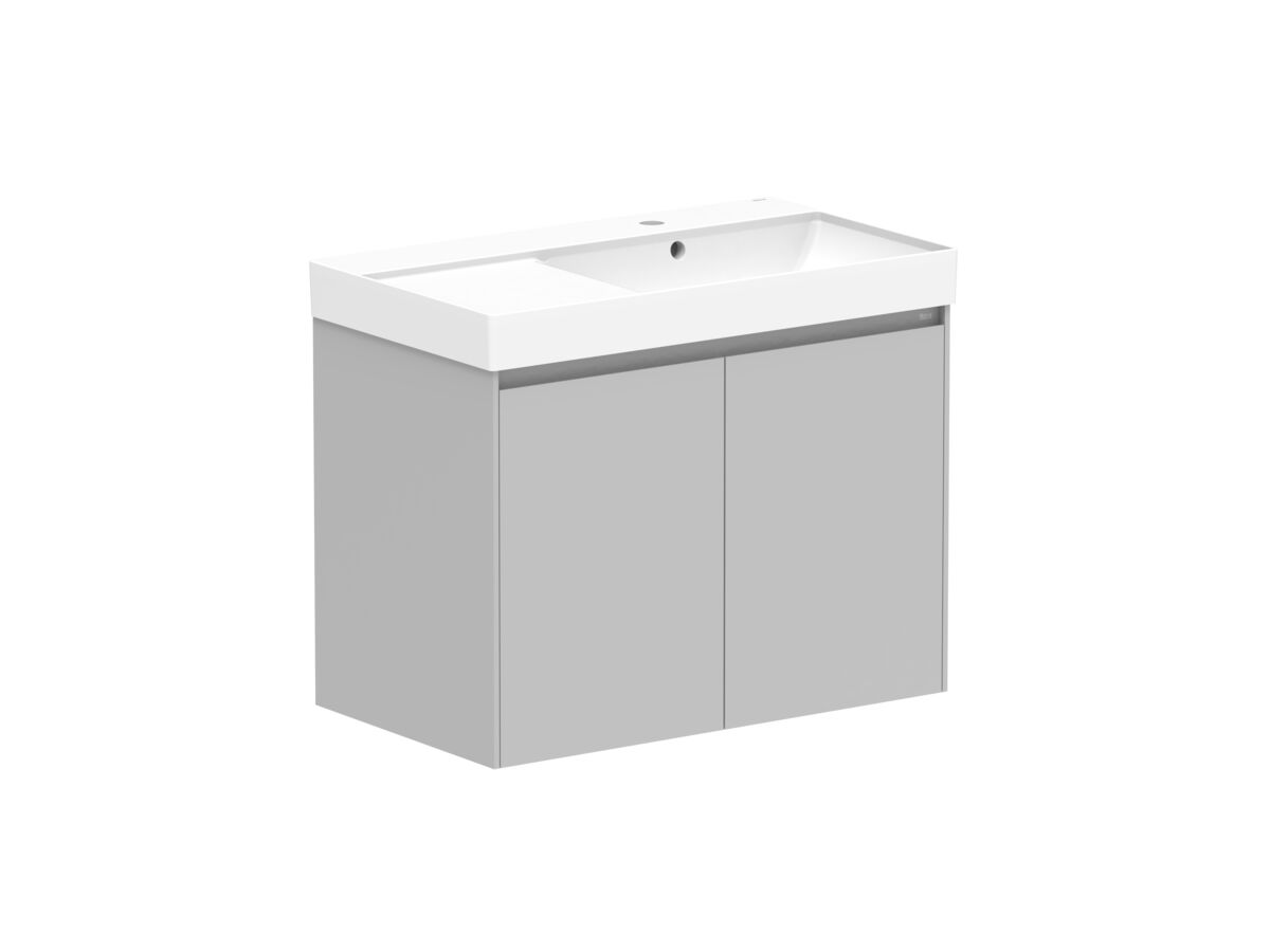Reece Roca Ona Vanity All Door Right Hand Bowl 800mm Matte Grey