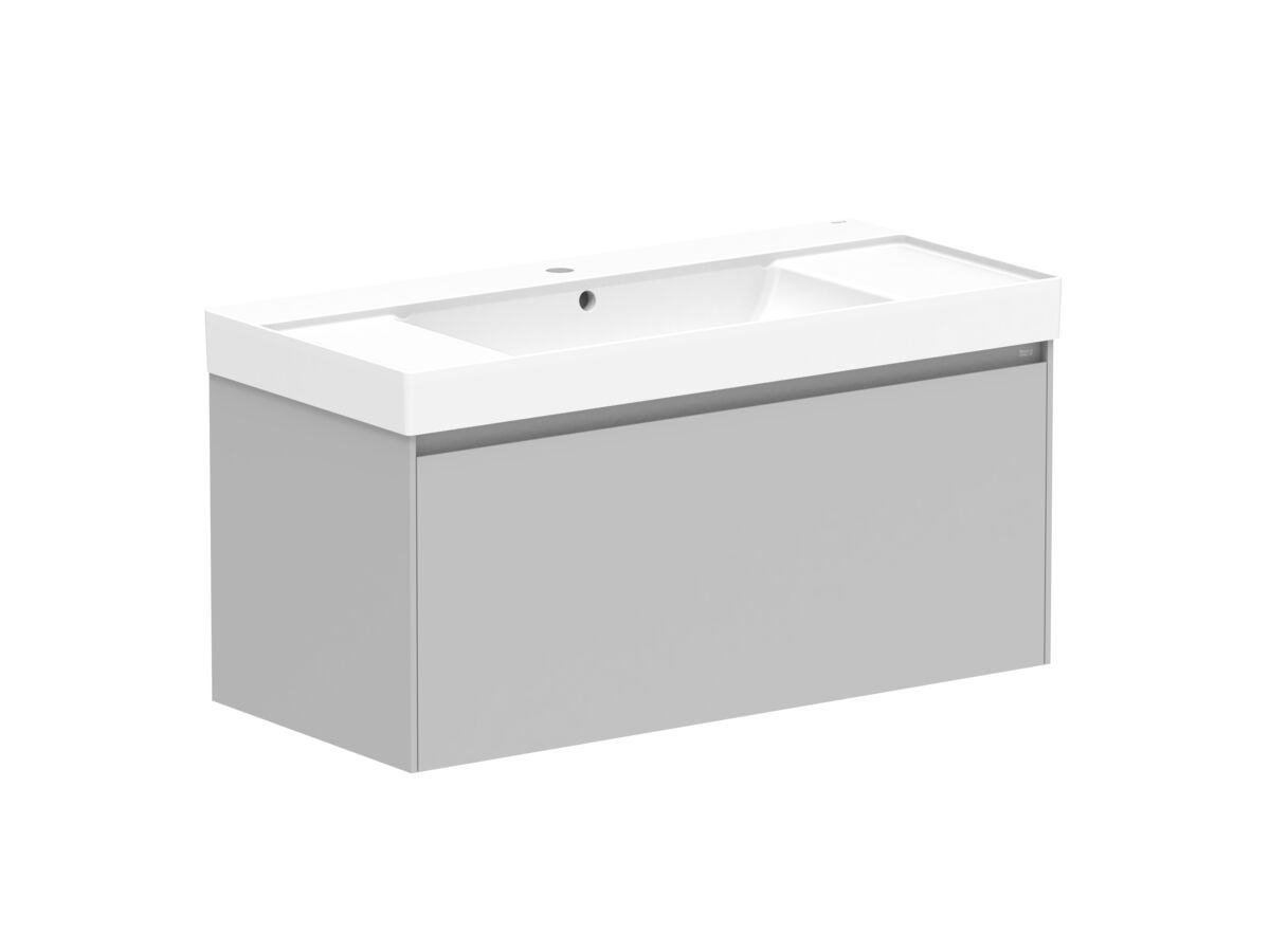 Reece Roca Ona Vanity All Drawer Single Centre Bowl 1000mm Matte Grey