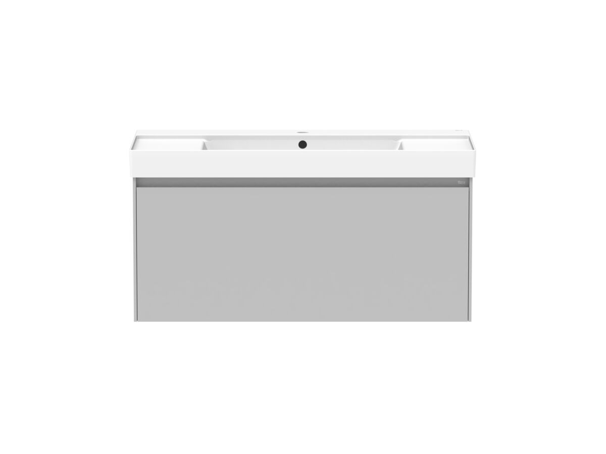 reece Roca Ona Vanity All Drawer Single Centre Bowl 1000mm Matte Grey