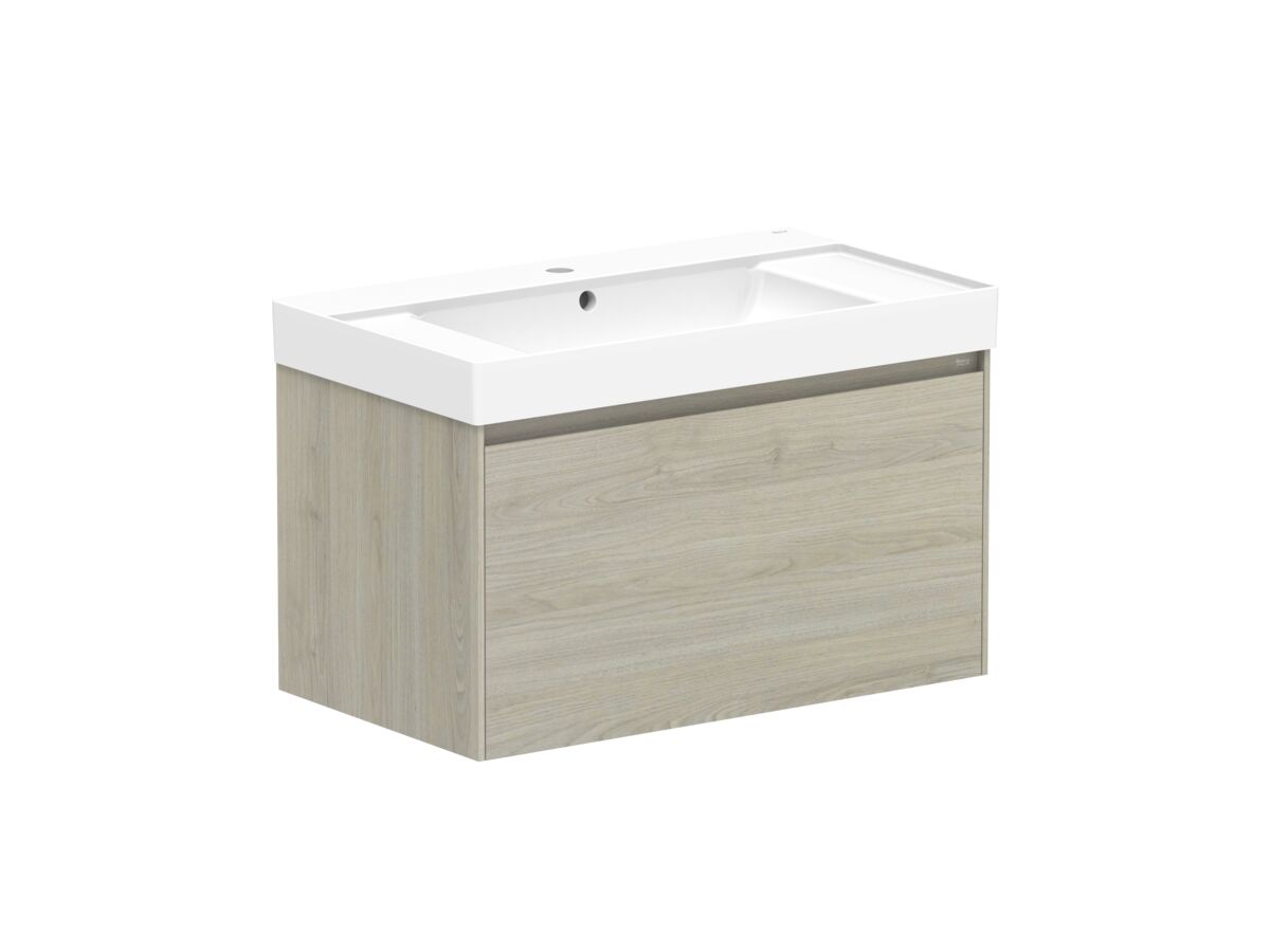 Reece Roca Ona Vanity All Drawer Single Centre Bowl 800mm Light Oak