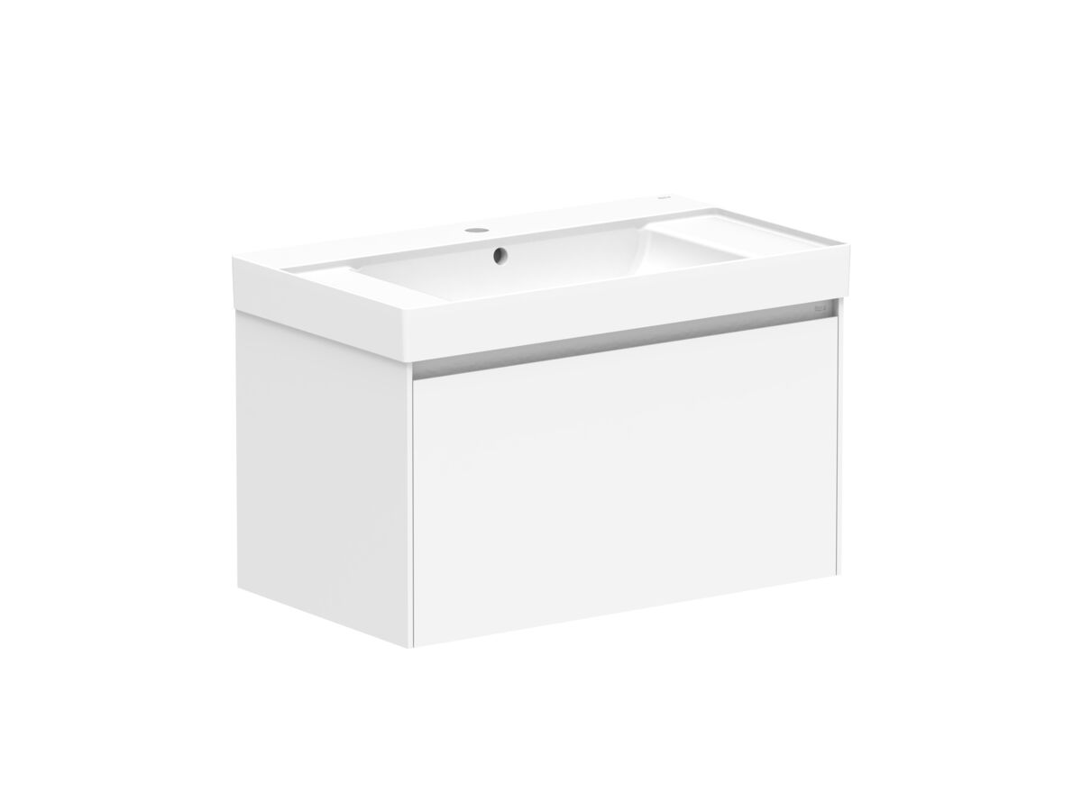 Reece Roca Ona Vanity All Drawer Single Centre Bowl 800mm Matte White
